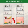 BestMassage 5 Tier Shelves Shelf Wire Shelving Unit Heavy-Duty Adjustable Storage Shelf with Lockable Wheels & Certified by NSF - 3 of 4