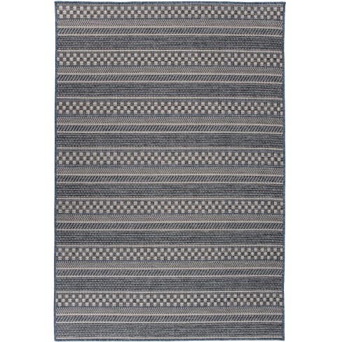 World Rug Gallery Bohemian Geometric Stripe Indoor/outdoor Area Rug ...