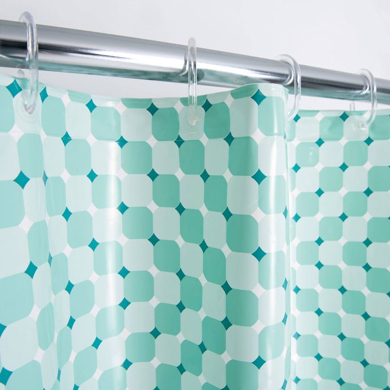 Illusion PEVA Kids&#39; Shower Curtain Liner Green - Allure Home Creations, 3 of 7