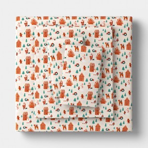 Christmas Flannel Sheet Set - Wondershop™ - 1 of 4