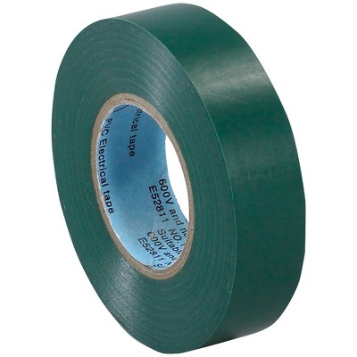 Box Partners Electrical Tape 7.0 Mil 3/4"x 20 yds. Green 10/Case T96461810PKG