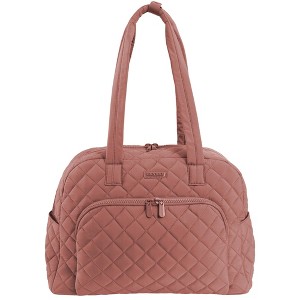 Ellen Tracy 20 Inch Diamond Nylon Quilted Travel Duffel - 1 of 4