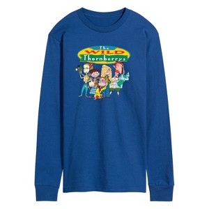 Men's - The Wild Thornberrys - Eliza Thornberry and Family Logo Long Sleeve Graphic T-Shirt - 1 of 3