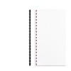 MyOfficeInnovations Plastic Comb Binding Spines 1/4" Diameter 20 Sheets 100 Pack Black 449261 - 2 of 3
