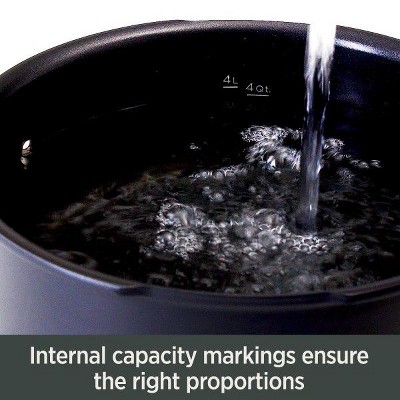 All-Clad 6-Quart Black Nonstick Stockpot with Straining Lid