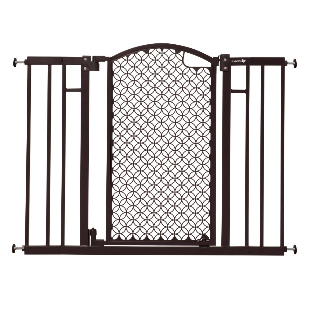 Summer Infant Union Arch Safety Gate.30 “ Height, 28-42 “ Width, Espresso Color.