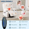 TackView Massage Recliner Chair with Heat & Vibration, 360° Swivel Rocker with Cup Holders & Side Pockets, Chenille Fabric for Living Room - 4 of 4