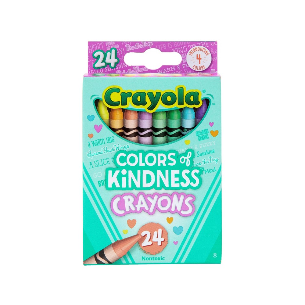 Photos - Accessory Crayola 24ct Colors of Kindness Crayons 