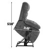 Dual Motor Infinite Position Large Power Lift Recliner Chair with Heat, 8-Point Massage, and Medium-Firm Heavy-Duty Design - 4 of 4