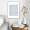 Becky Bailey Shibori Diamonds Metal Framed Art Print - Deny Designs - 2 of 4