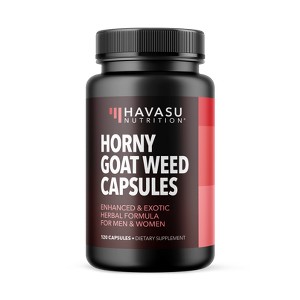 Horny Goat Weed Capsules, Havasu Nutrition, 120ct - 1 of 4