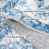 Soft Non-Slip Washable Area Rug - Thin Low Pile Non-Shedding Traditional Oriental Bordered Carpet for Living Room Bedroom - 2 of 4