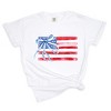Simply Sage Market Watercolor Flag Coquette Garment Dyed Tee - 2 of 4