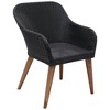 vidaXL Outdoor Dining Set Black and Dark Grey - 4 of 4