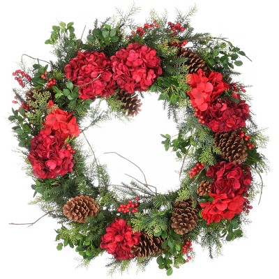 Evergreen Pinecone Charm 30" LED-Lit Christmas Wreath