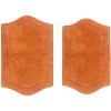 Waterford Collection Tufted Bath Rug, Extra Soft and Absorbent, Non-Slip Bath Mats, Machine Washable bath rugs for Bathroom, 2 Piece Set, Terracotta - 2 of 4