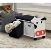 Turtleplay Children’s Cow Storage Bench With Cushion - 4 of 4