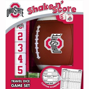 MasterPieces Officially Licensed NCAA Ohio State Buckeyes Shake N' Score Dice Game for Age 6 and Up - 1 of 4