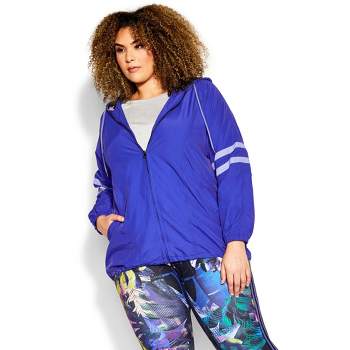 Women's Plus Size Kirby Jacket - blue | AVENUE LEISURE