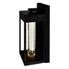 CWI Lighting Rochester LED Integrated Black Outdoor Wall Light - 2 of 4