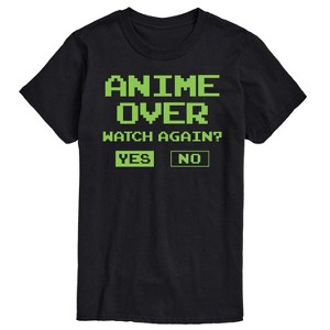 Men's - Instant Message - Anime Over Yes No Short Sleeve Graphic T-Shirt - 1 of 4