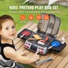 VEVOR Kids BBQ Grill Toy Set with Pretend Smoke Sound Light, Play Food & Kitchen Toy Accessories, Interactive Toddler BBQ Cooking Barbecue Playset - 3 of 4
