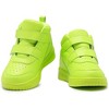 TIME HOLLOW Fluorescent Green High-Top Rubber Shoes - 2 of 3