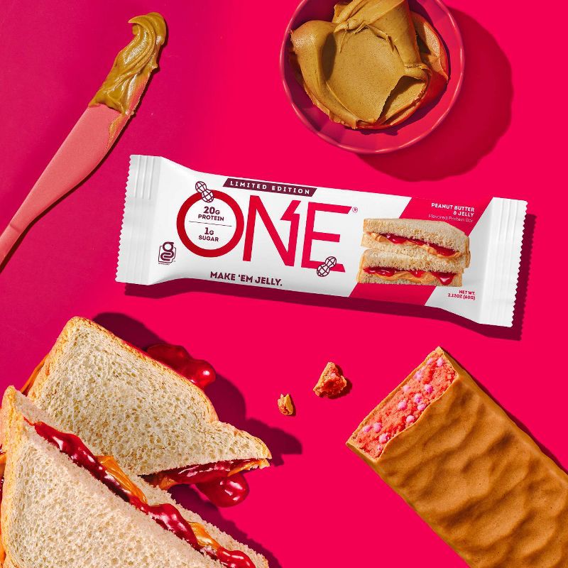 ONE Bar Protein Bar - Peanut Butter and Jelly - 4ct, 3 of 5
