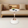 YIYIBYUS Round Side Table, Metal Durable End Table - 2 of 4