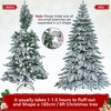 Yaheetech 6Ft/7.5Ft Pre-Lit Snow Flocked Christmas Tree with 400 White LED Lights - 4 of 4