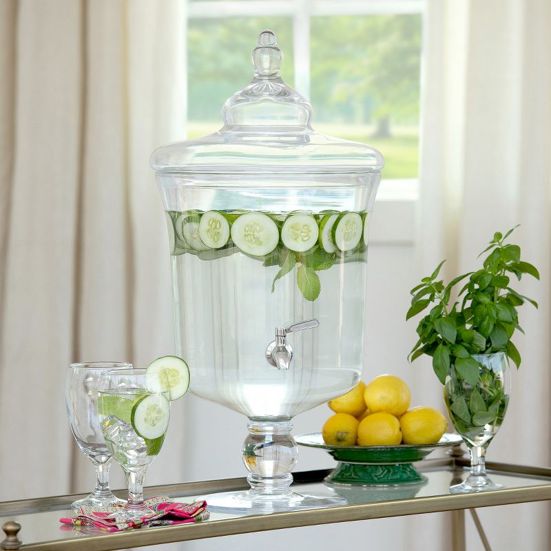 Park Hill Collection Classic Crystal Beverage Dispenser, 12qt., 2 of 4