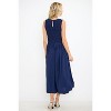 WEST K Women's Elowen Smocked Bodice Knit Midi Dress - 3 of 4