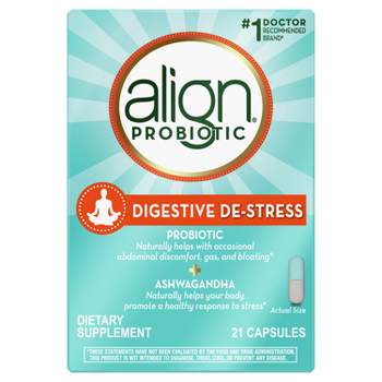 Align De-Stress Daily Probiotic Supplement - Capsules - 21ct