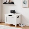 TackView Storage Bench with Seat-Shoe Bench with 2 Safety Hinges,  High-Capacity Chest for Entryway, Living Room, Bedroom, Hallway - 2 of 4