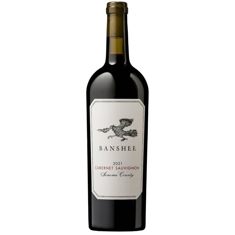 Banshee Cabernet Sauvignon Red Wine - 750ml Bottle, 1 of 5