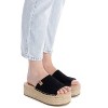 Refresh Women's Jute Wrapped Platform Sandals Refresh 172461 - 3 of 4