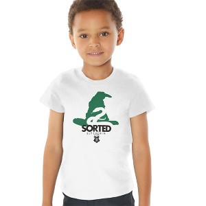 Toddler Boys' Harry Potter Slytherin Sorted T-Shirt - 1 of 4