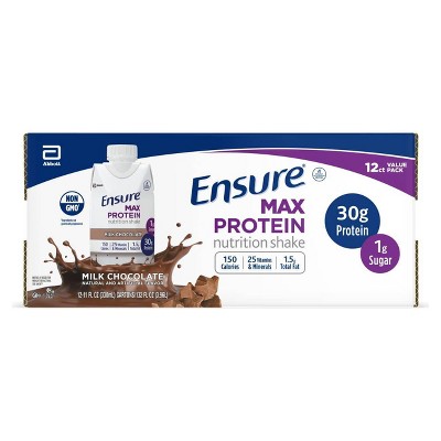 Buy Ensure Max Protein Nutritional Shake Chocolate 12pk 132 Fl Oz Online In Poland 78782132