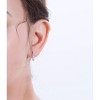 Curve Bar Earringsfor Women Ear Wrap Sterling Silver Cz Ginger Lyne Collection - image 4 of 4