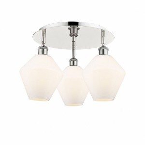 Cindyrella - 3 Light Flush Mount In Industrial Style-11 Inches Tall and 19.75 Inches Wide - 1 of 1