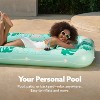 Jasonwell 4-in-1 Inflatable Pool Lounger for Adults, 70"x46" Float with Pillow, Sunbathing Bed Raft, Aqua Blue, Large - 3 of 4