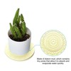 Unique Bargains Diatomite Water Absorbent Quick Drying Non-slip Coaster 4 Inch - 4 of 4