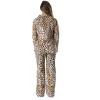 #FollowMe Printed Flannel Button-Front PJ Pant Set  Classic, Cozy Sleepwear - 3 of 3