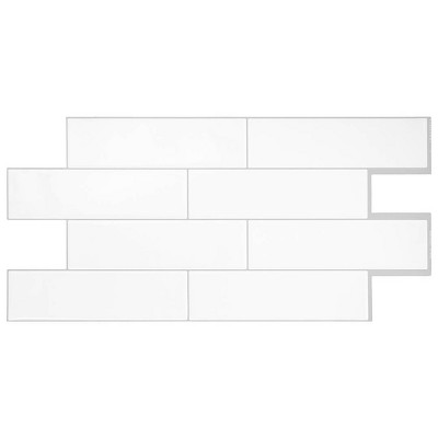 Smart Tiles Milano Fabrini 4pk Peel And Stick 3d Backsplash : Target