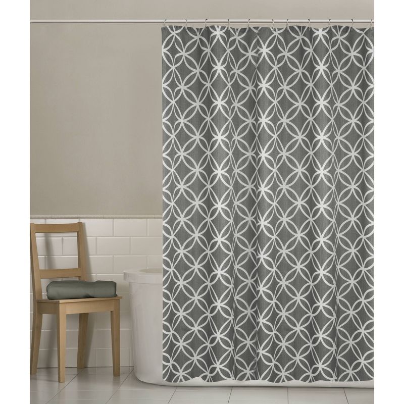 Emma Shower Curtain Gray - Zenna Home, 3 of 7