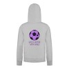 Everyday Kids Sports Collection Life-Is-Better-With-Goals Soccer Girls Zip Up Hoodie – Purple Heart Ball Graphic Sweatshirt - 4 of 4