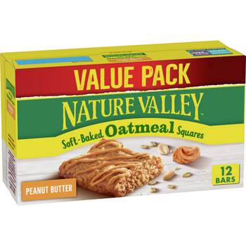 Nature Valley Oatmeal Square Peanut Butter - 12ct/14.88oz