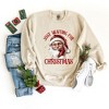 Simply Sage Market Women's Graphic Sweatshirt Just Waiting For Christmas Santa - 3 of 4