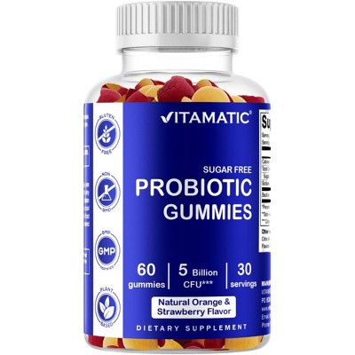 Sugar Free Probiotic 5 Billion - 60 Vegan Gummies
