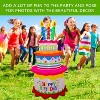 Garnen 6Ft Inflatable Happy Birthday Decorations Balloons For Kids, LED Happy Birthday Cake, Birthday Sign Balloons, Outdoor Theme Party - 4 of 4